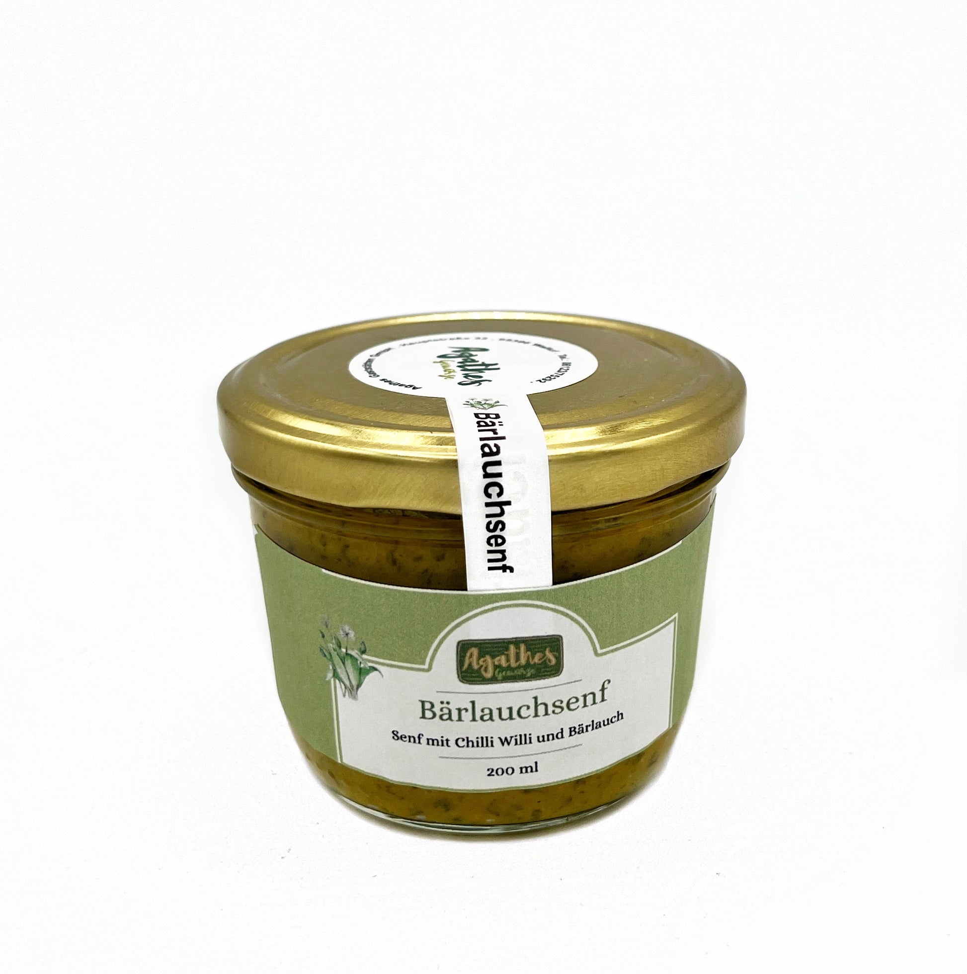 Bärlauchsenf 200 ml im Glas