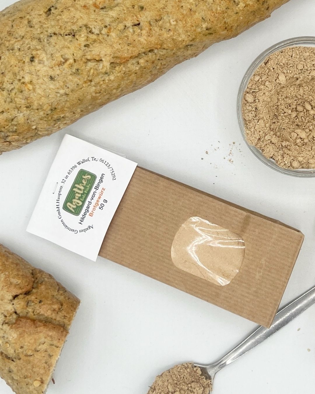 Brotgewürz von oben Nahaufnahme