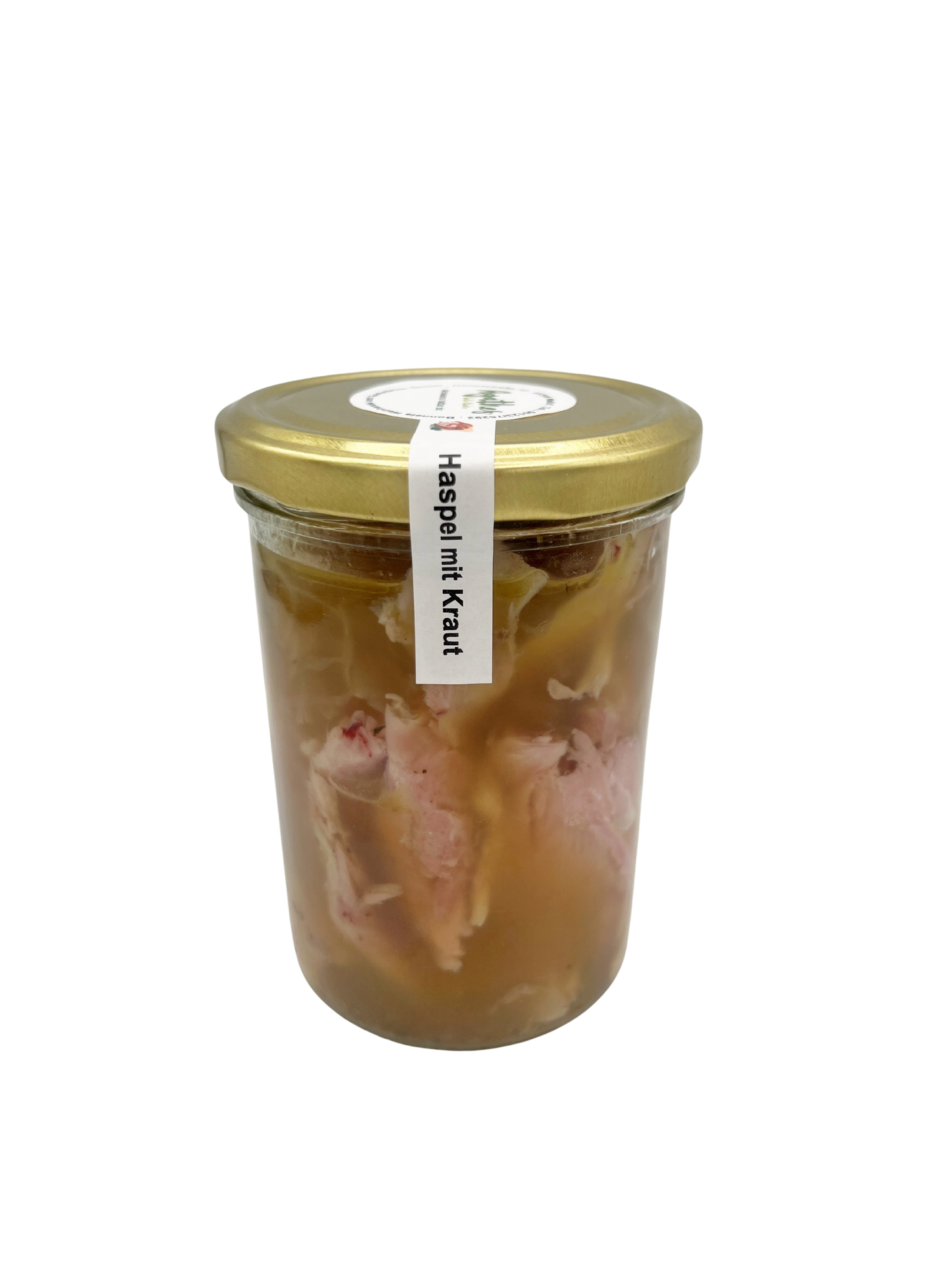 Eisbein eingekocht Ansicht im Glas