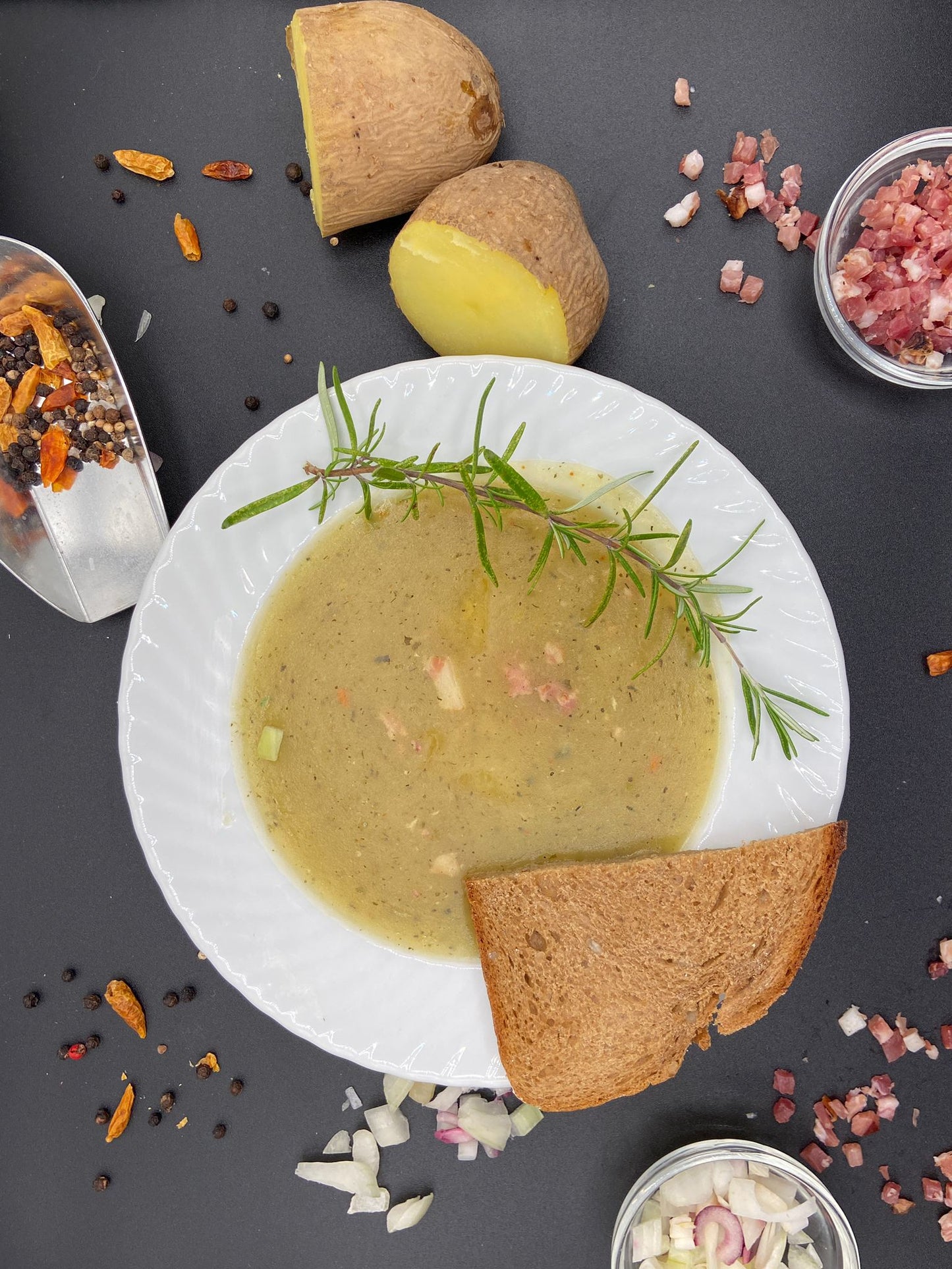Agathes Kartoffelsuppe