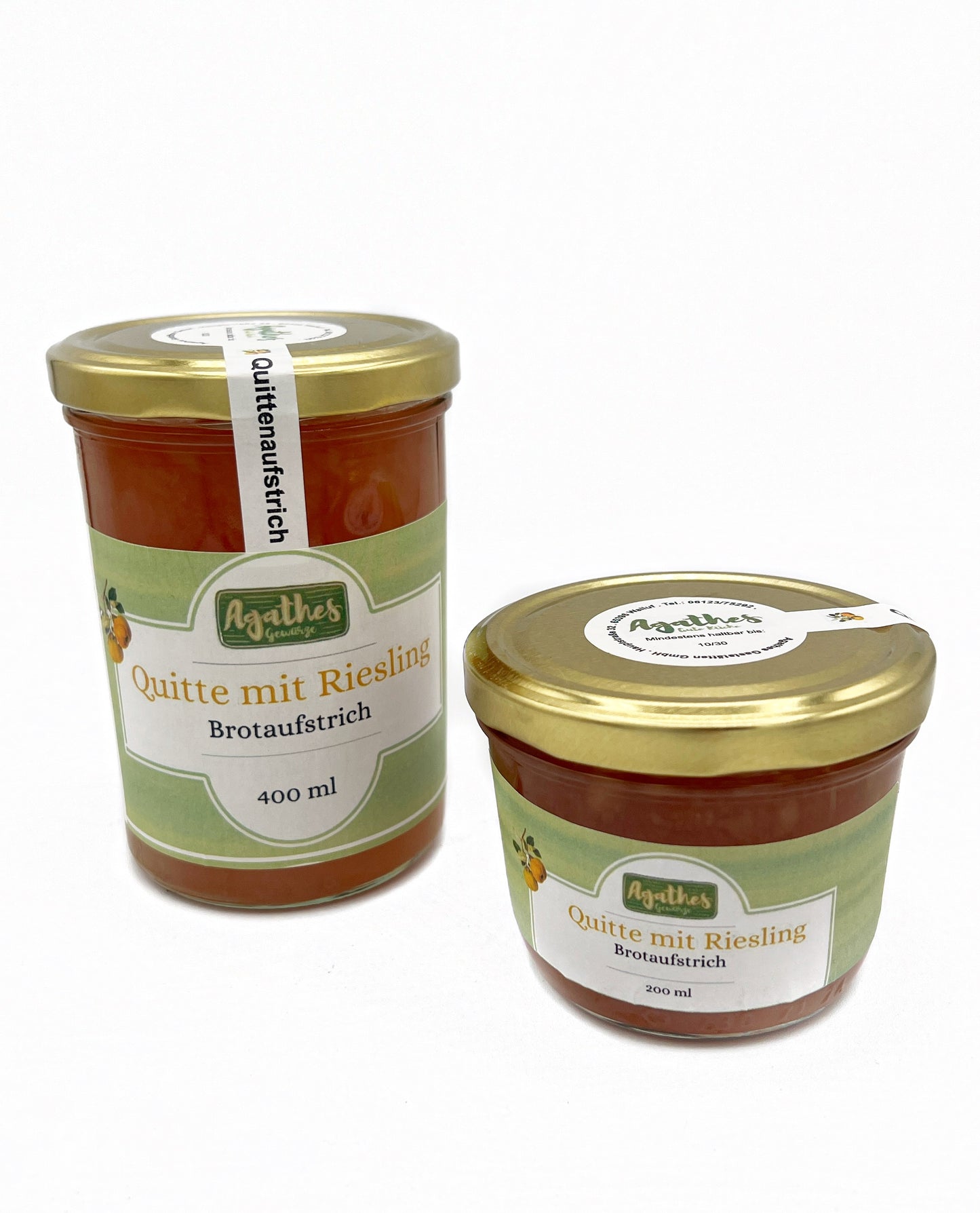 Quitten 200 ml und 400 ml Gläser