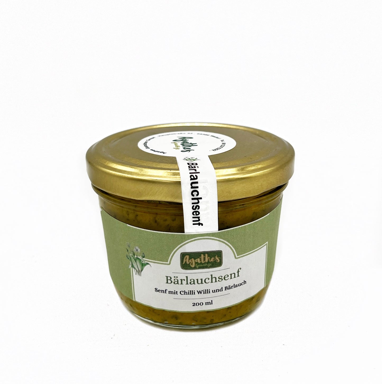 Bärlauchsenf 200 ml im Glas