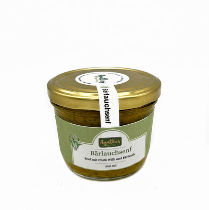 Bärlauchsenf 200 ml im Glas