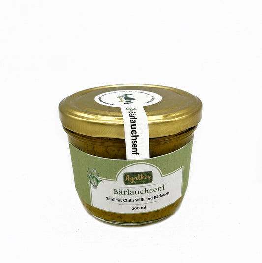 Bärlauchsenf 200 ml im Glas