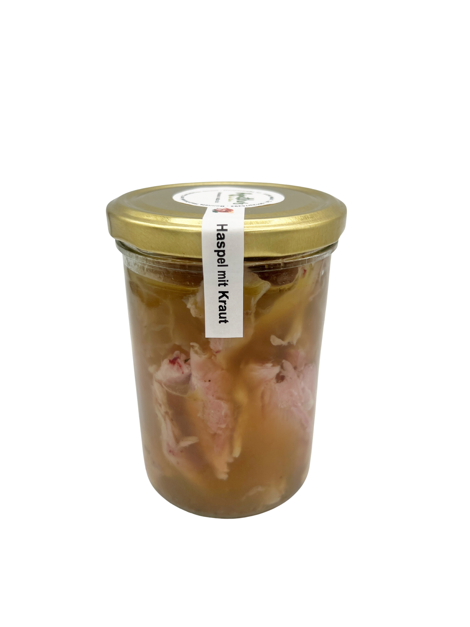 Eisbein eingekocht Ansicht im Glas 