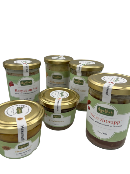 6 Gläser eingekocht 